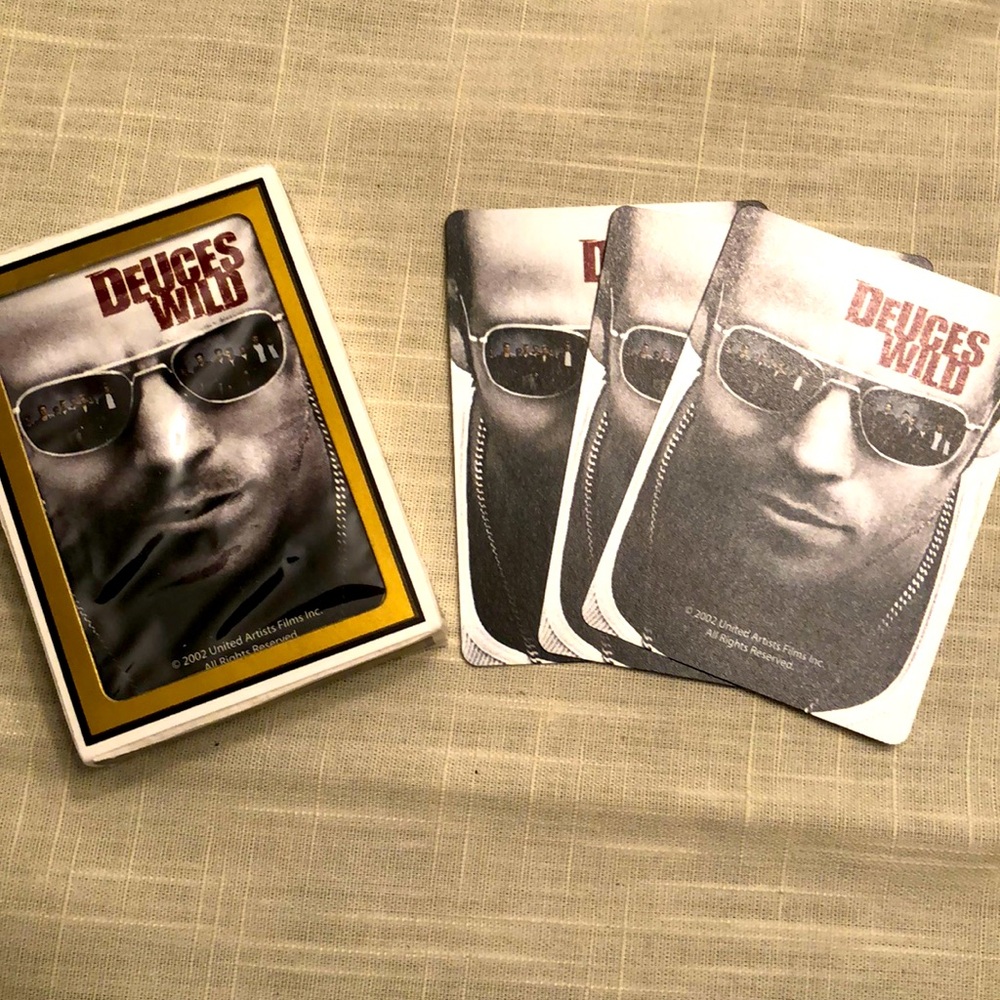 DEUCES WILD PLAYING CARDS VINTAGE 2002 MOVIE PROMO RARE COLLECTIBLE DECK - #524